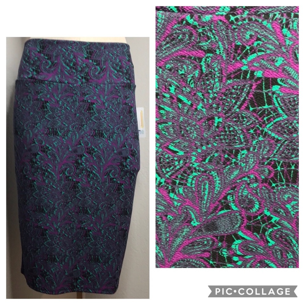 Lularoe Cassie pencil skirt stretchy XL
